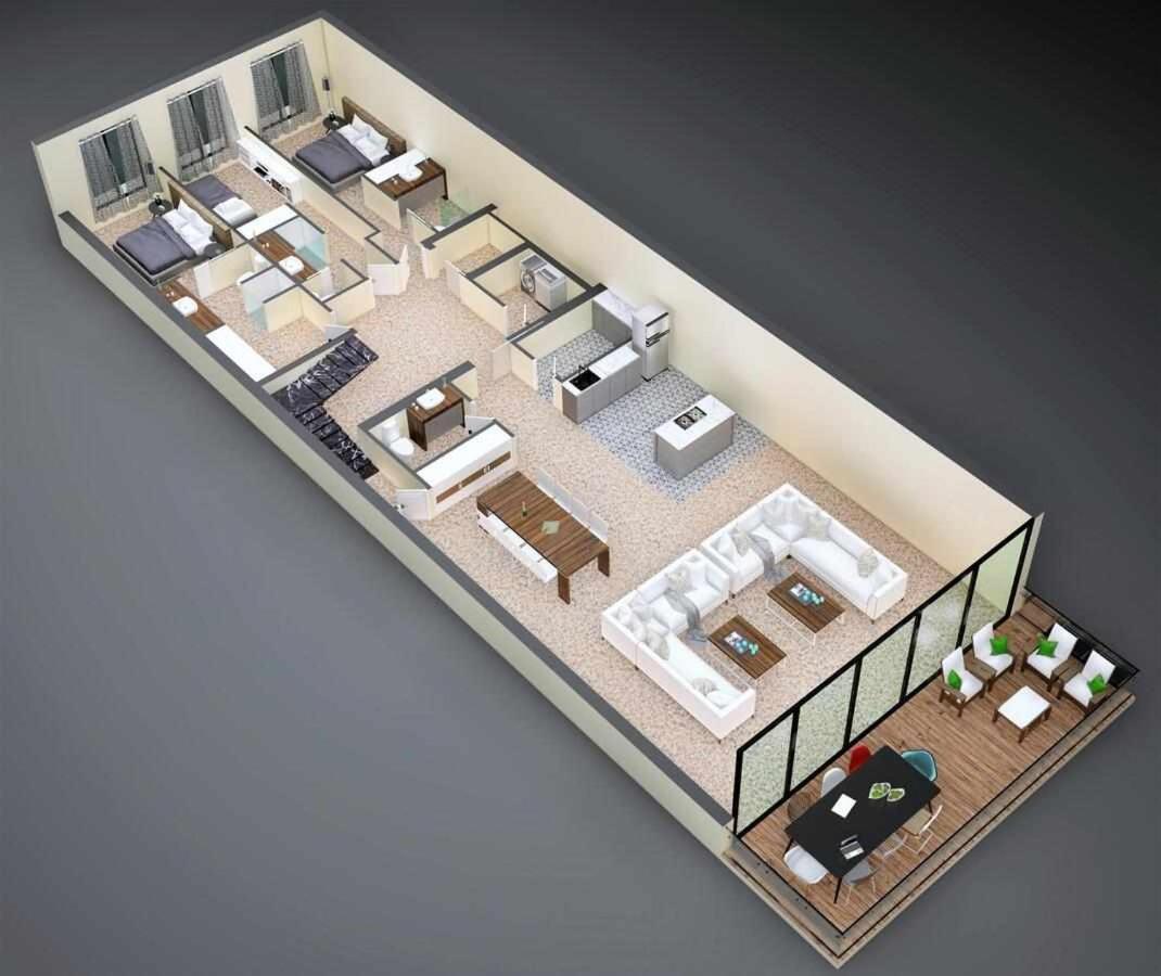 Beachfront Es Turo Apartament